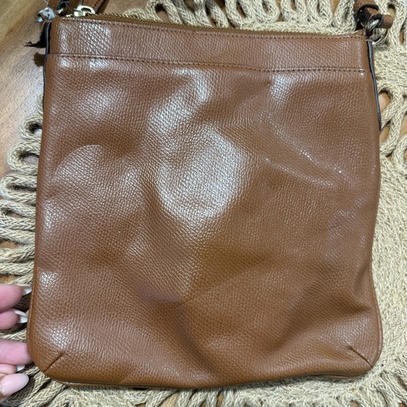 Coach Tan Leather Crossbody Bag - Picture 7 of 16